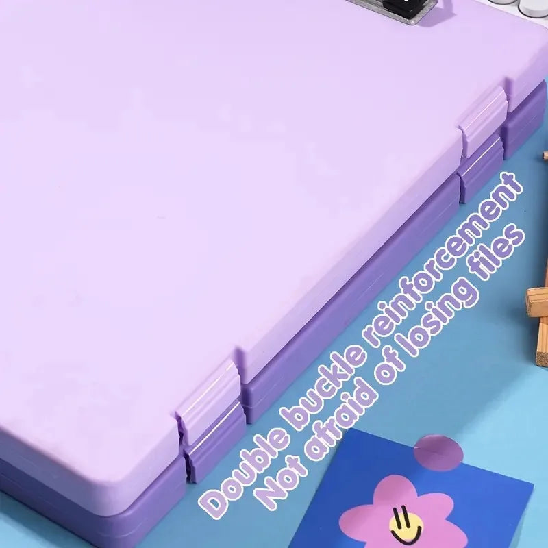 1 Piece Color Folder Storage Box, Multifunctional Desktop Organizer