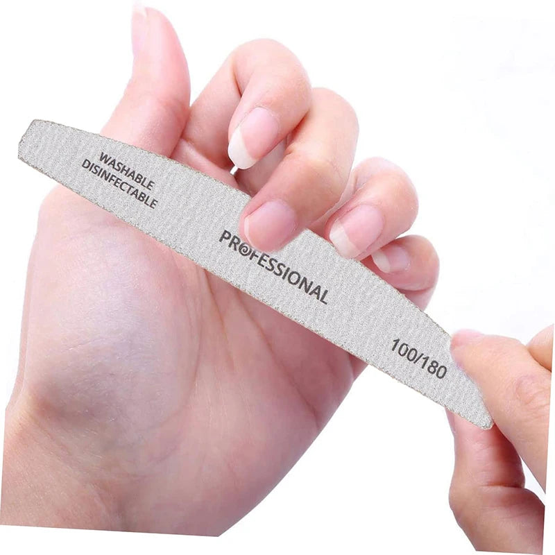 5-Piece Nail Art File Set, for Filing, Buffing & Buffing