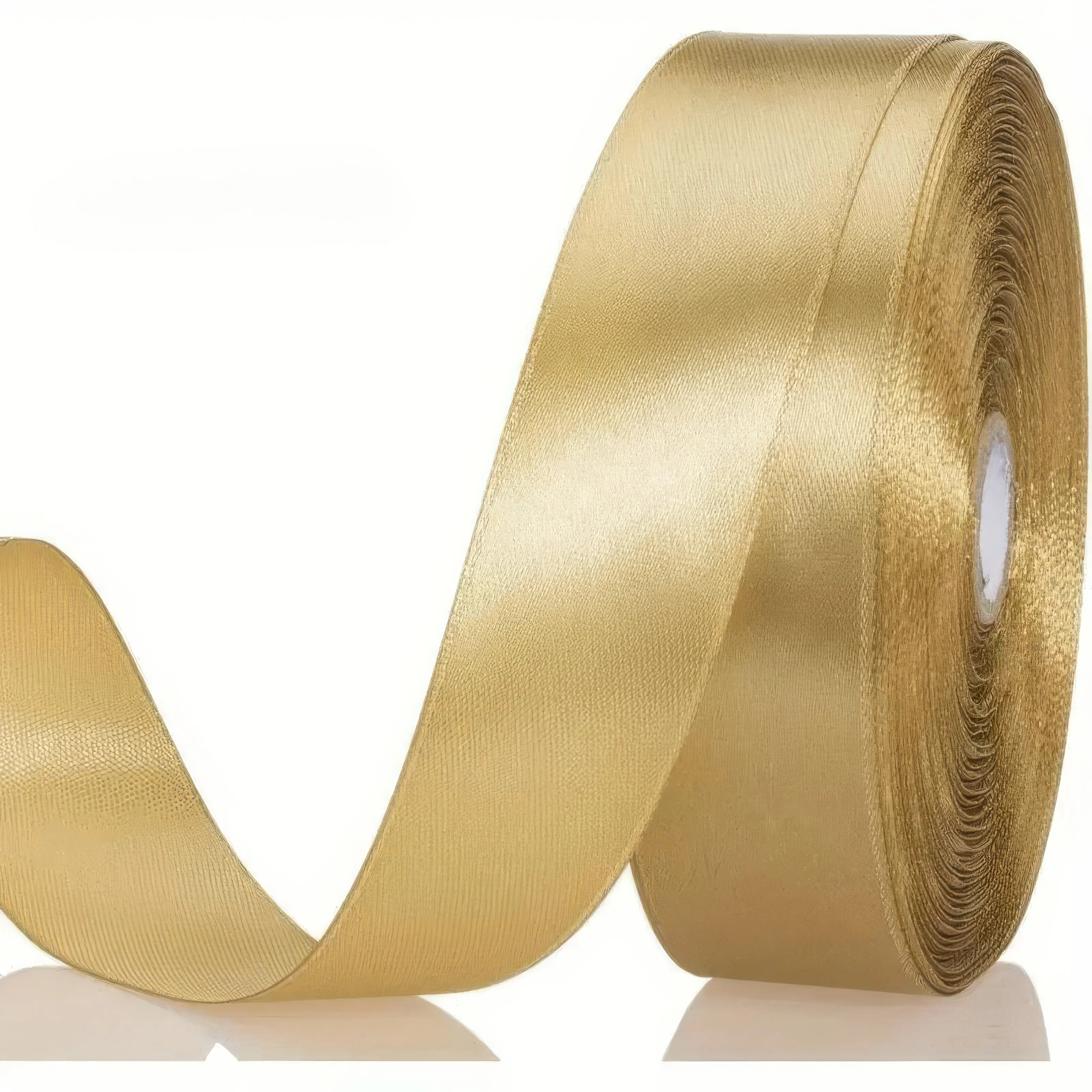 Elegant Gold Ribbon Spool for Gift Wrapping | All-Purpose