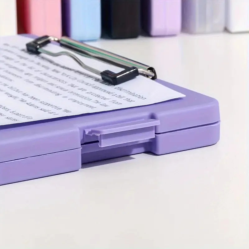 1 Piece Color Folder Storage Box, Multifunctional Desktop Organizer