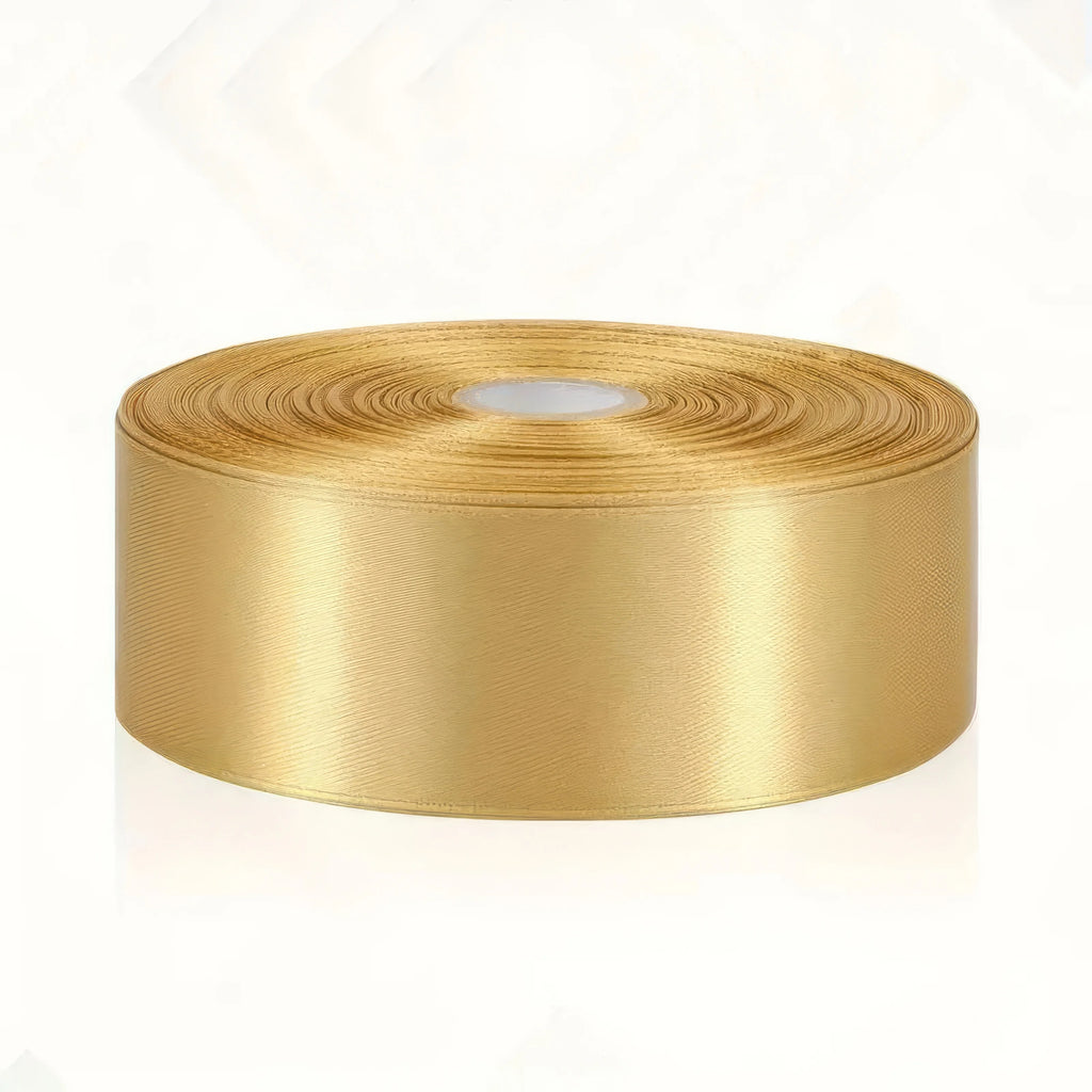 Elegant Gold Ribbon Spool for Gift Wrapping | All-Purpose