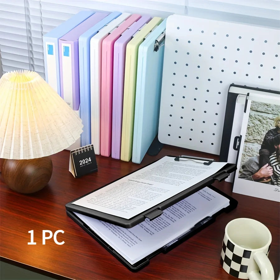 1 Piece Color Folder Storage Box, Multifunctional Desktop Organizer
