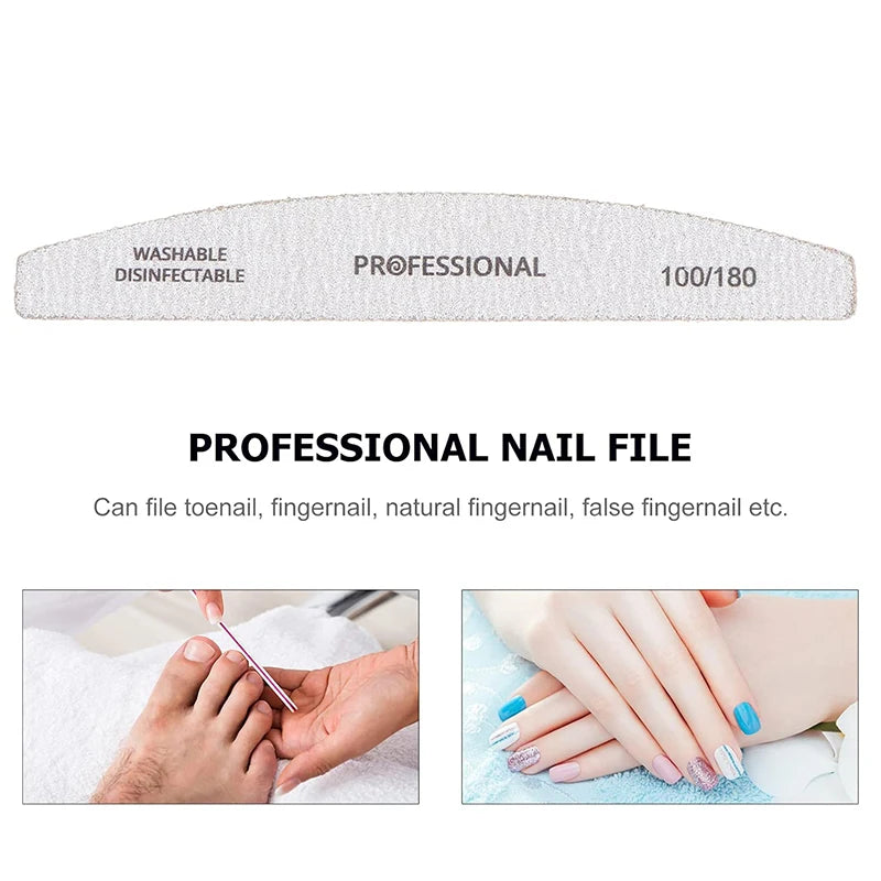 5-Piece Nail Art File Set, for Filing, Buffing & Buffing