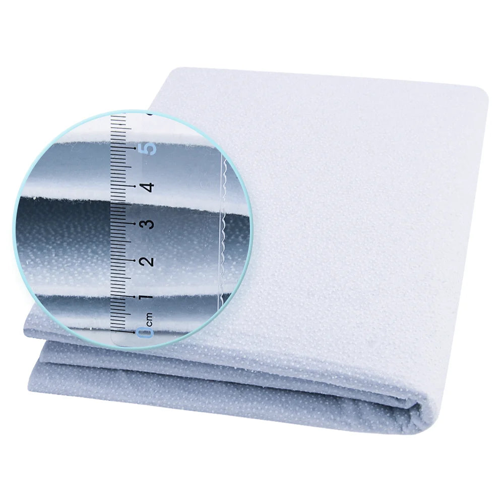 Single Side Adhesive Cotton Batting Cream Interlining Filler Perfect For Purse Craft DIY Fabric