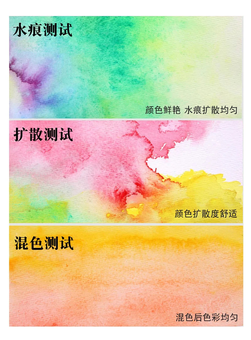 50/90 Color Solid Watercolor Paint Set , Metal Box