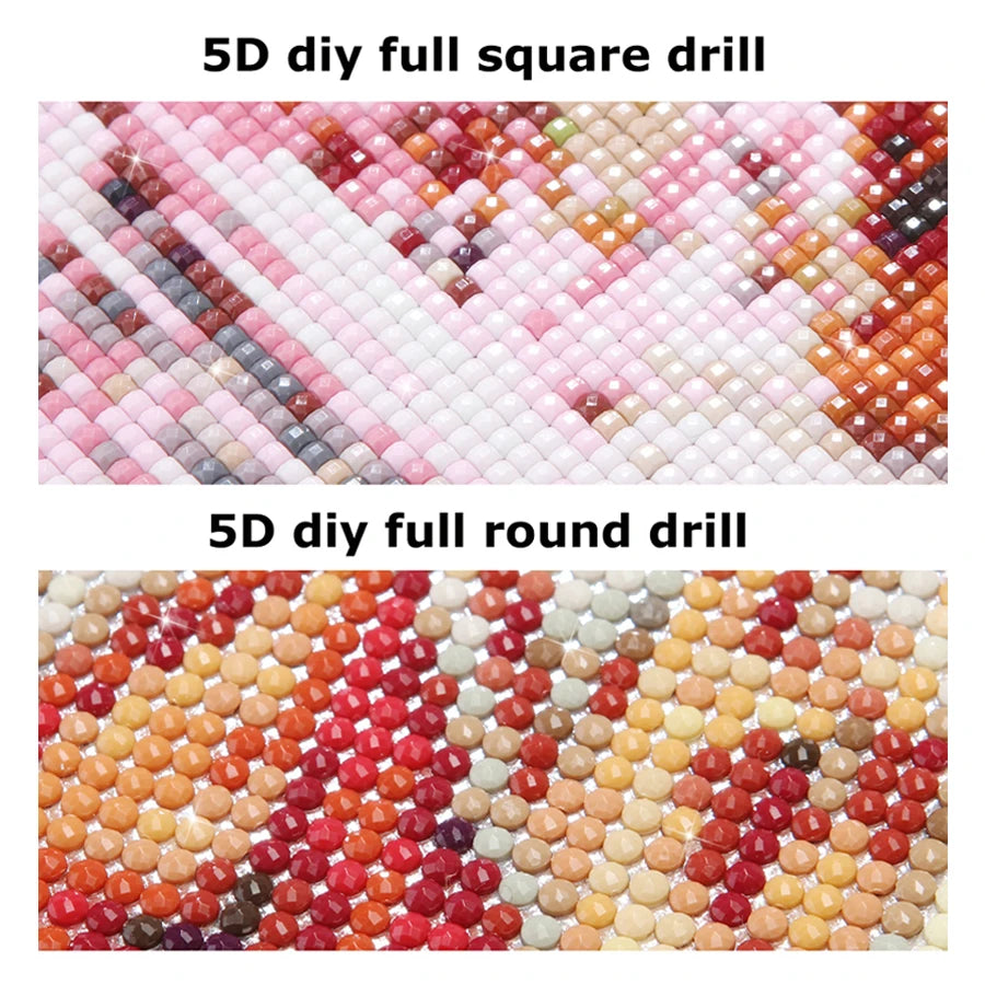 Peony Picture Large Size DIY Diamond Art Painting   Cross Stitch Flower Mosaic Embroidery Kits.