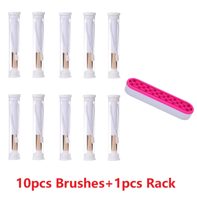 10-40pcs Wholesale Mini Blending Brush Set