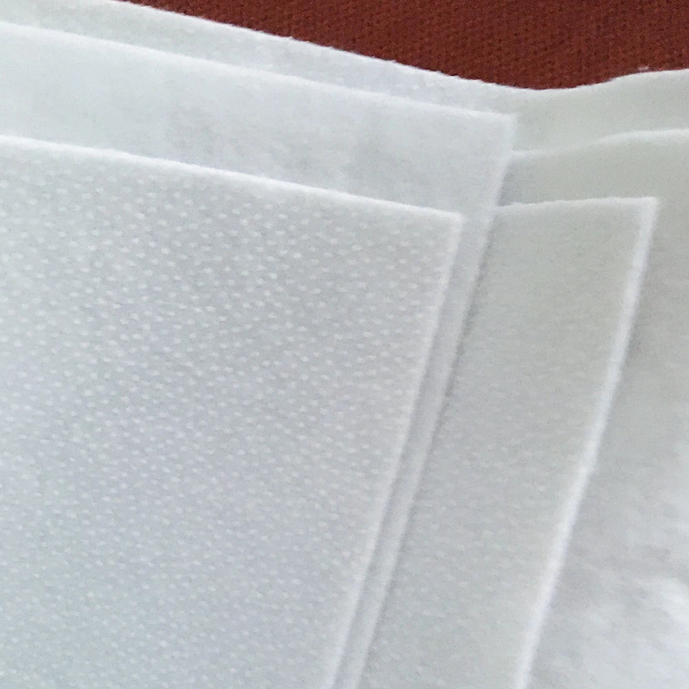 Single Side Adhesive Cotton Batting Cream Interlining Filler Perfect For Purse Craft DIY Fabric