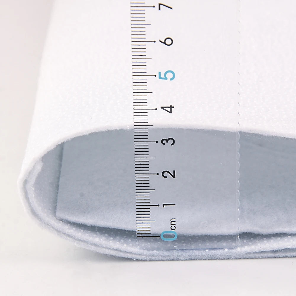 Single Side Adhesive Cotton Batting Cream Interlining Filler Perfect For Purse Craft DIY Fabric