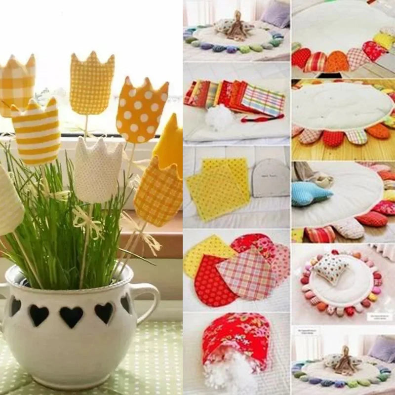Teramila New Arrivals Colorful Design 6-8 PCS /Sewing Material Cotton Jelly Rolls Strips