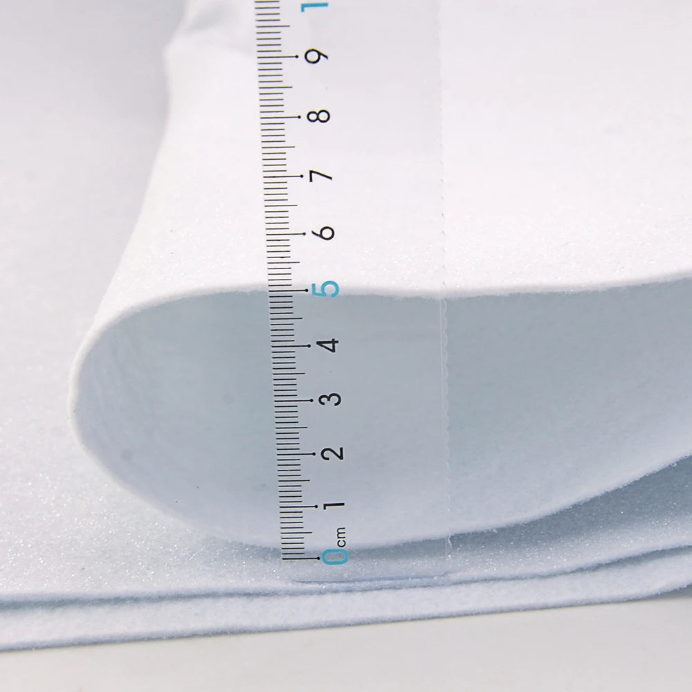 Single Side Adhesive Cotton Batting Cream Interlining Filler Perfect For Purse Craft DIY Fabric
