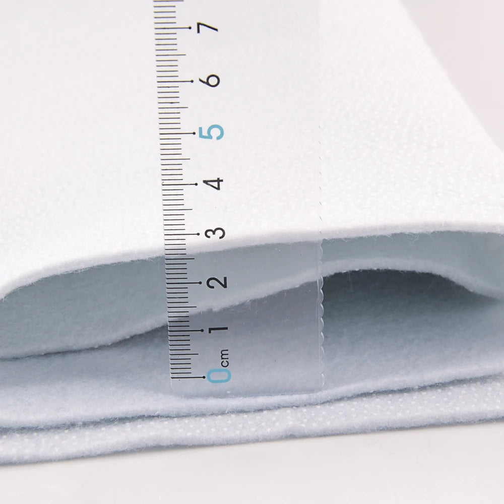 Single Side Adhesive Cotton Batting Cream Interlining Filler Perfect For Purse Craft DIY Fabric