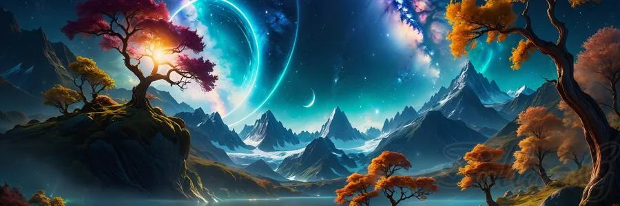 Large Size Diamond Painting Mountains and Rivers