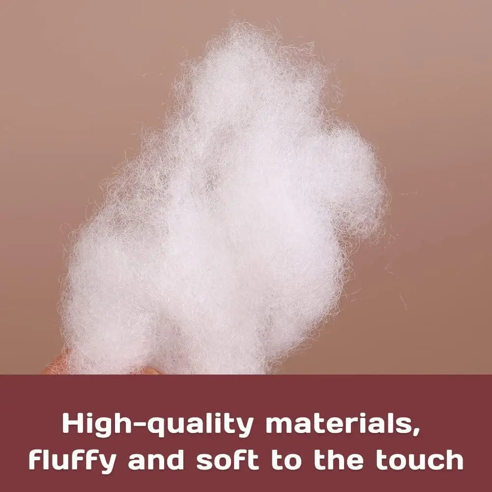 Polyfill Stuffing Fiber Fill White High Resilience Premium Fiberfill Crochet Stuffing