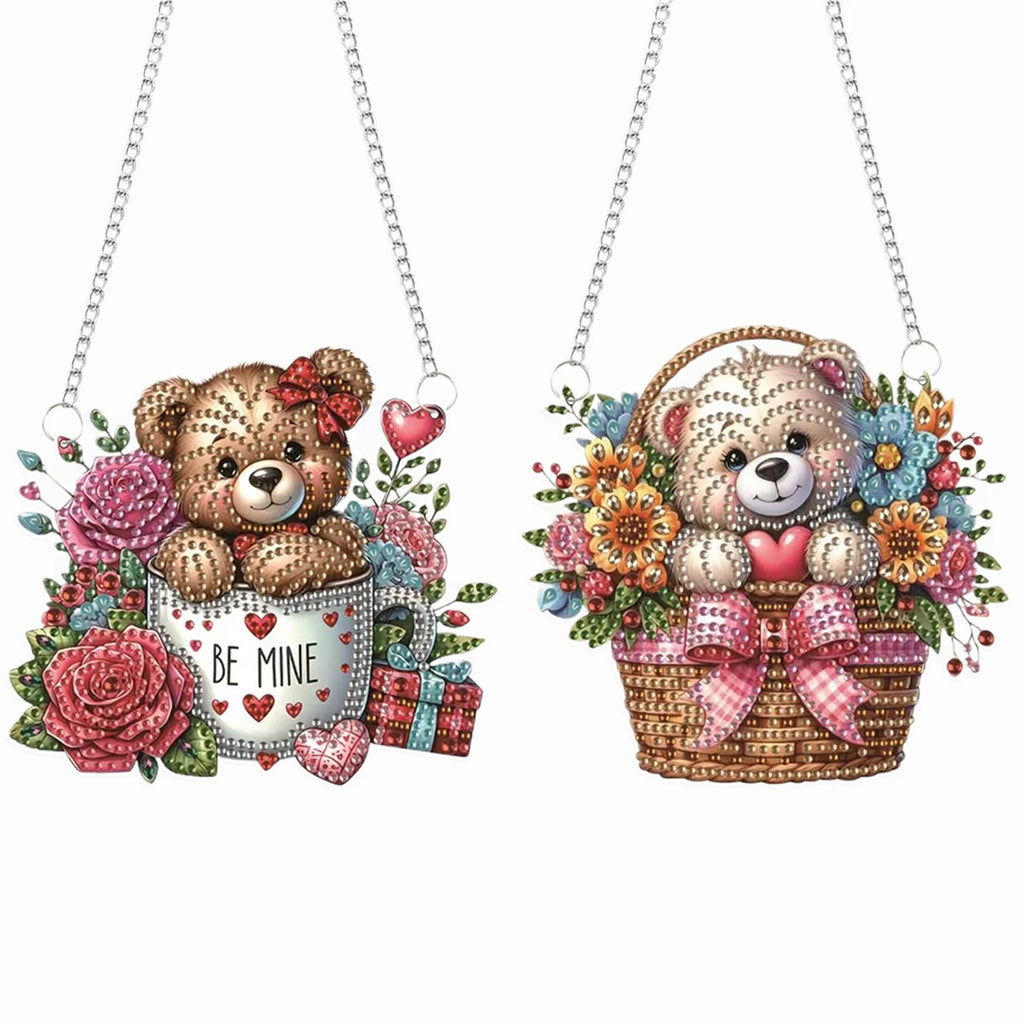2Pccs Colorful Animal Diamond Painting Kit