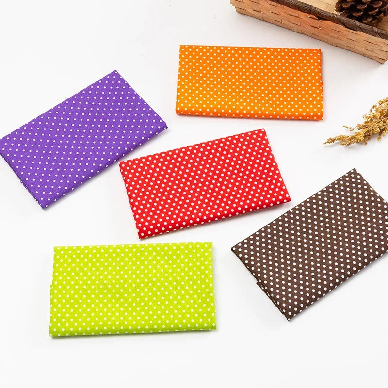 5Pcs/Set 25cmX25cm  Quilting Cloth Patchwork Needlework Handmade DIY Material