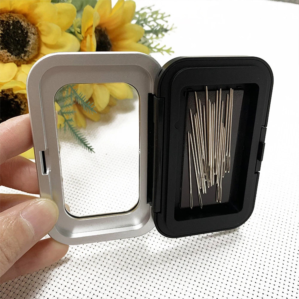 Magnetic Needle Case Household Black Sewing Needle Case Sewing Accessory