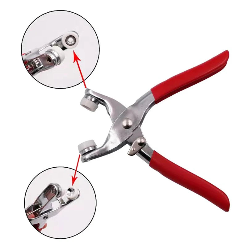 Snaps Buttons Pliers Set Snap Fasteners Kit Tool Sewing Buttons Press Studs Snap