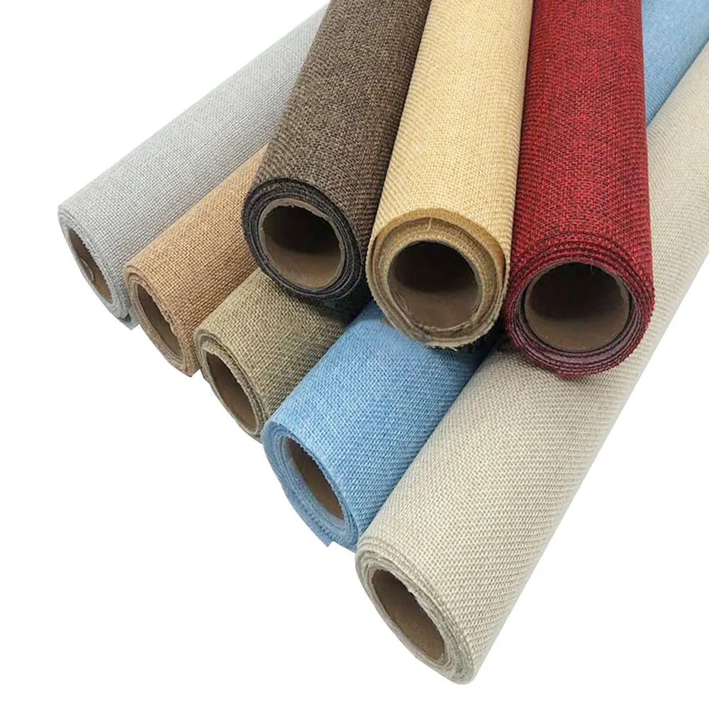 Self Adhesive Linen Fabric