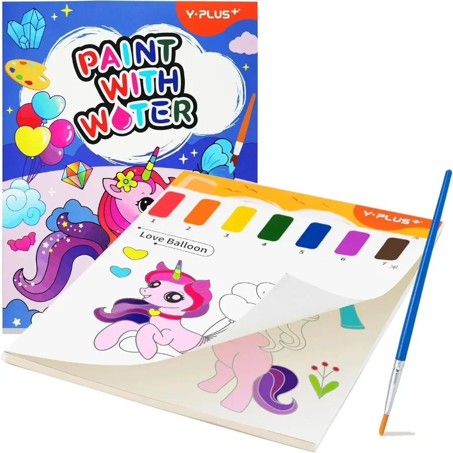 Interactive Watercolor Painting Books for Toddlers Fun Toys