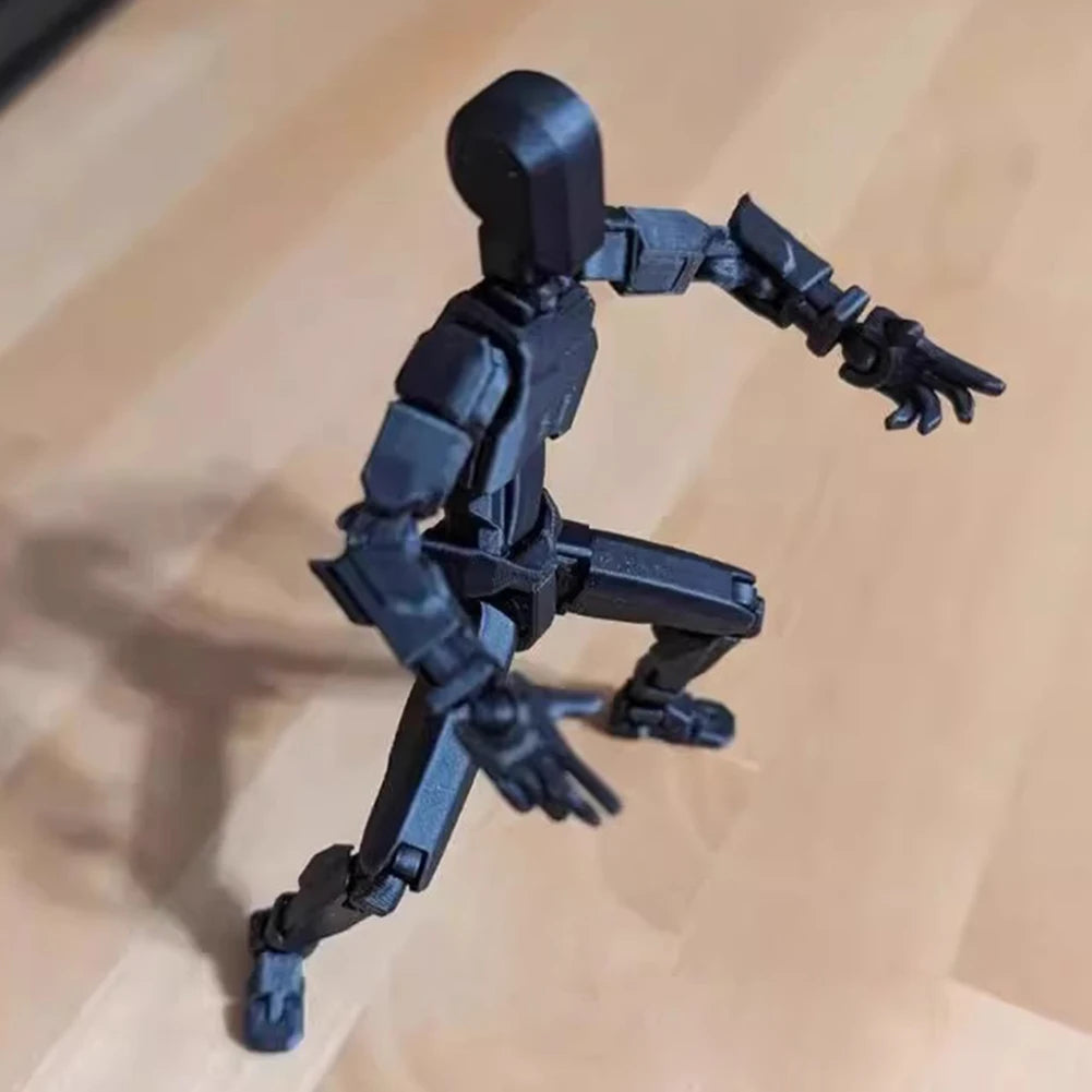 3D Printed Action Figure Multi-Jointed Action Figures Assembly