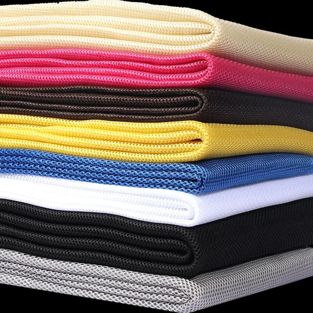 Breathable 3D Mesh Fabric Air Layer Solid Color