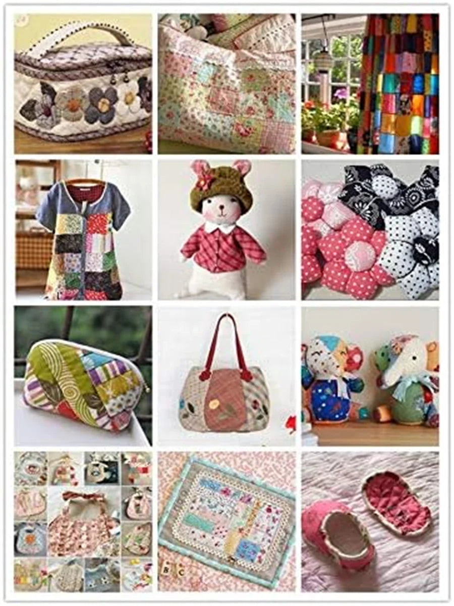 300PCS10*10cm Squares Cotton Craft Fabric Cloths for DIY