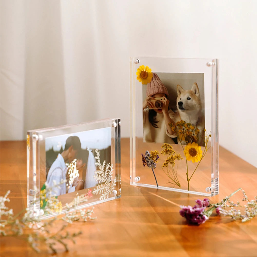 Photo Frame Transparent Acrylic Photo Frame Magnetic Poster Display