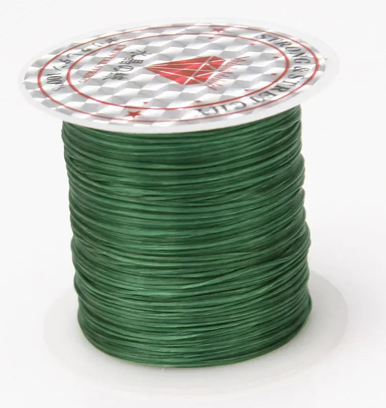 10M/Roll Strong Elastic Crystal Beading Cord for Bracelets Stretch Thread