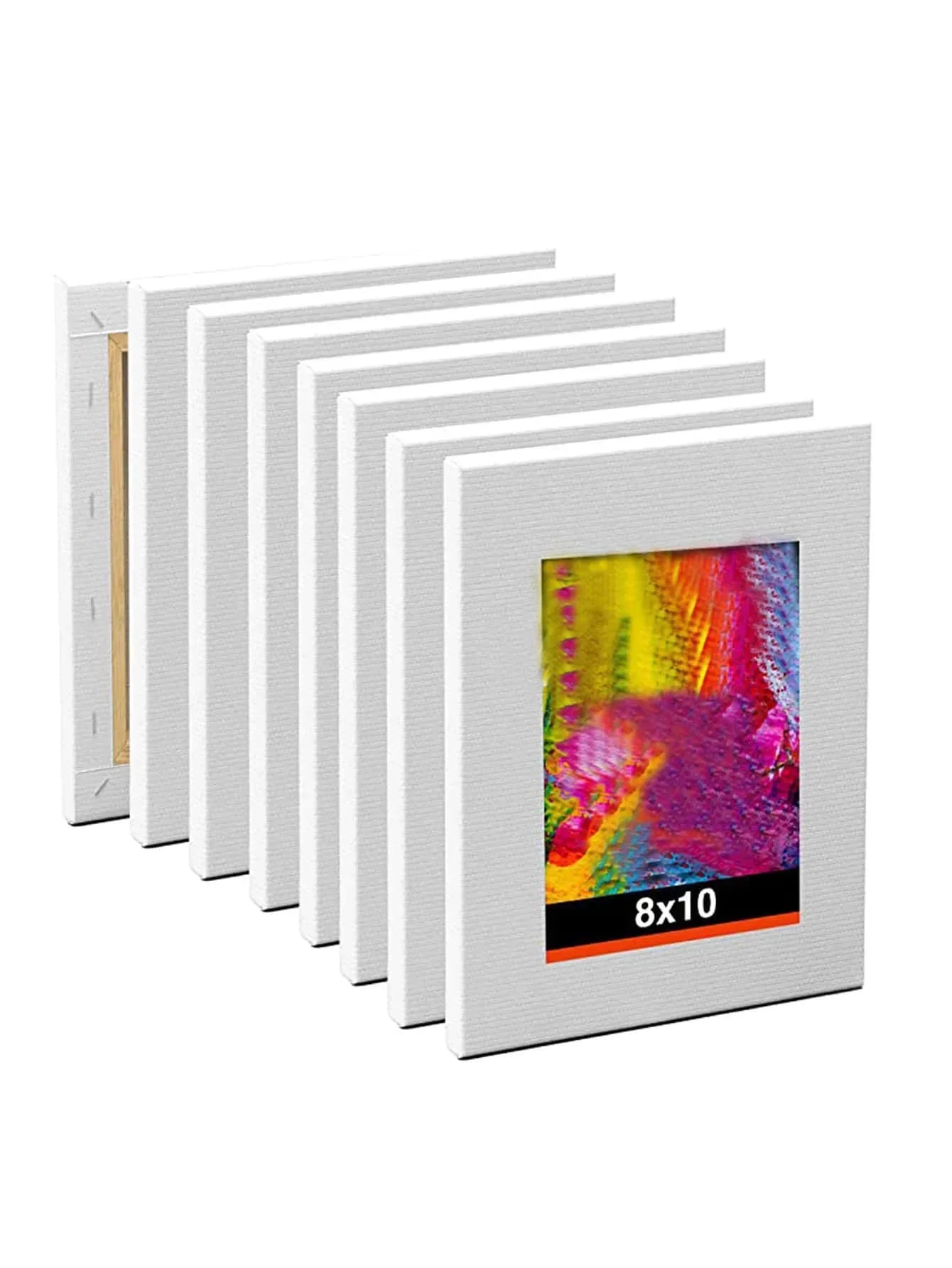8x10" Artist Canvas Boards Primed White Stretched Canvas