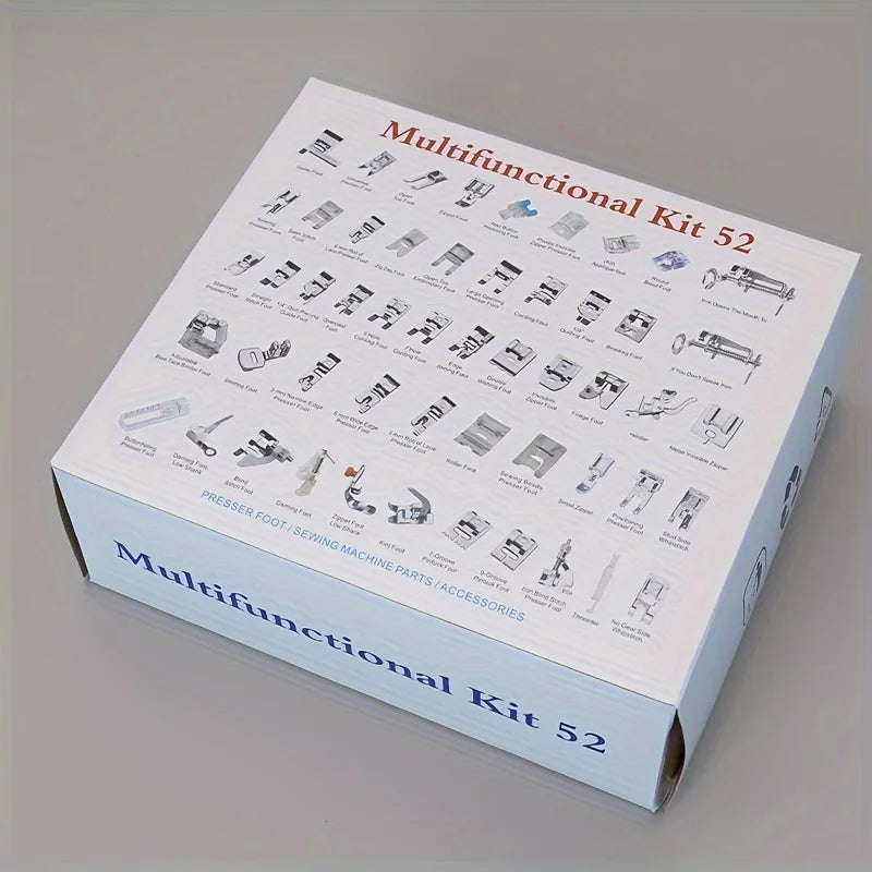 52pcs Professional Sewing Machine Sewing Foot Presser