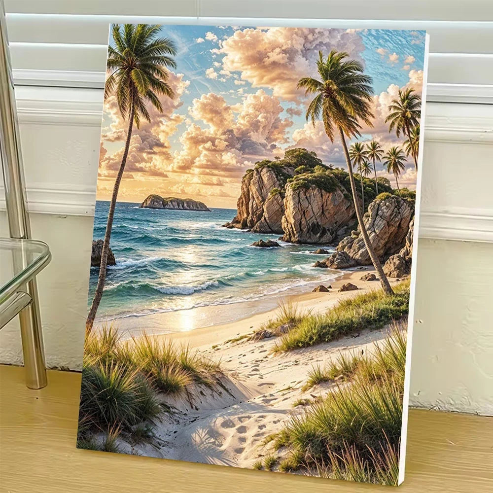 Scenery Diy Art Paint By Numbers For Adult