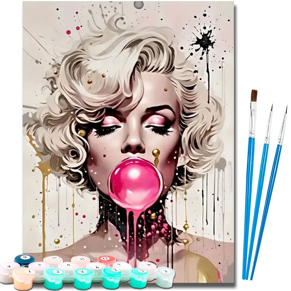 Woman Portrait Diy Art Paint By Numbers