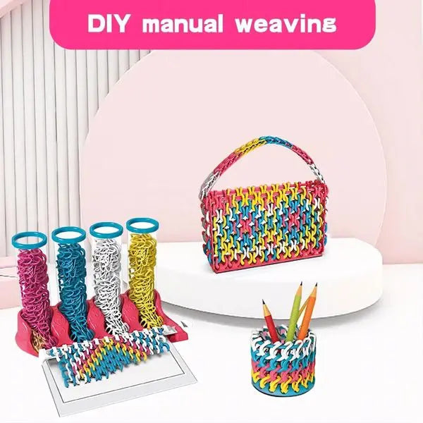 DIY Toys Puzzle Creative Ribbon Woven Hand Ropes