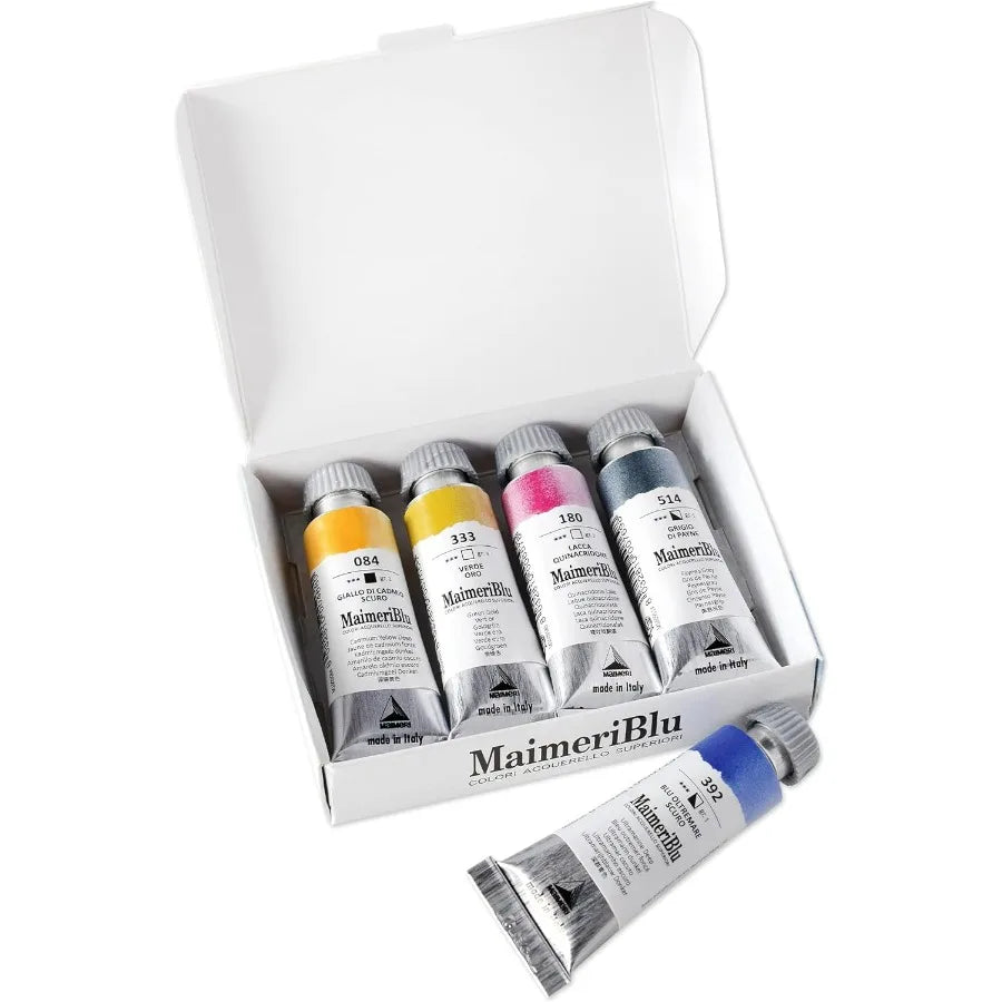Single Pigment Watercolor Paint Set 5Piece Professional Watercolor
