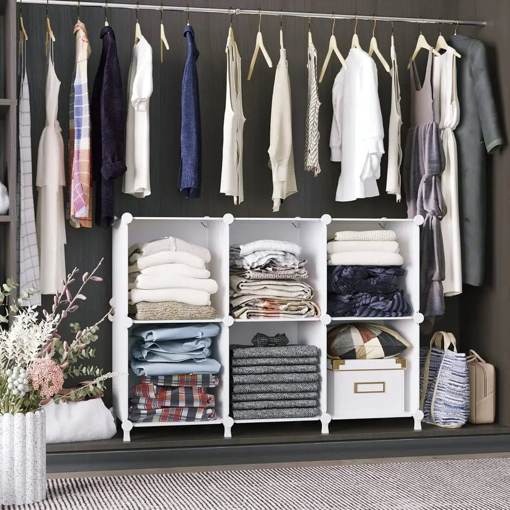 Cube Storage Organizer, Shelves, perfect for crafting accessories such as yarn and needles.