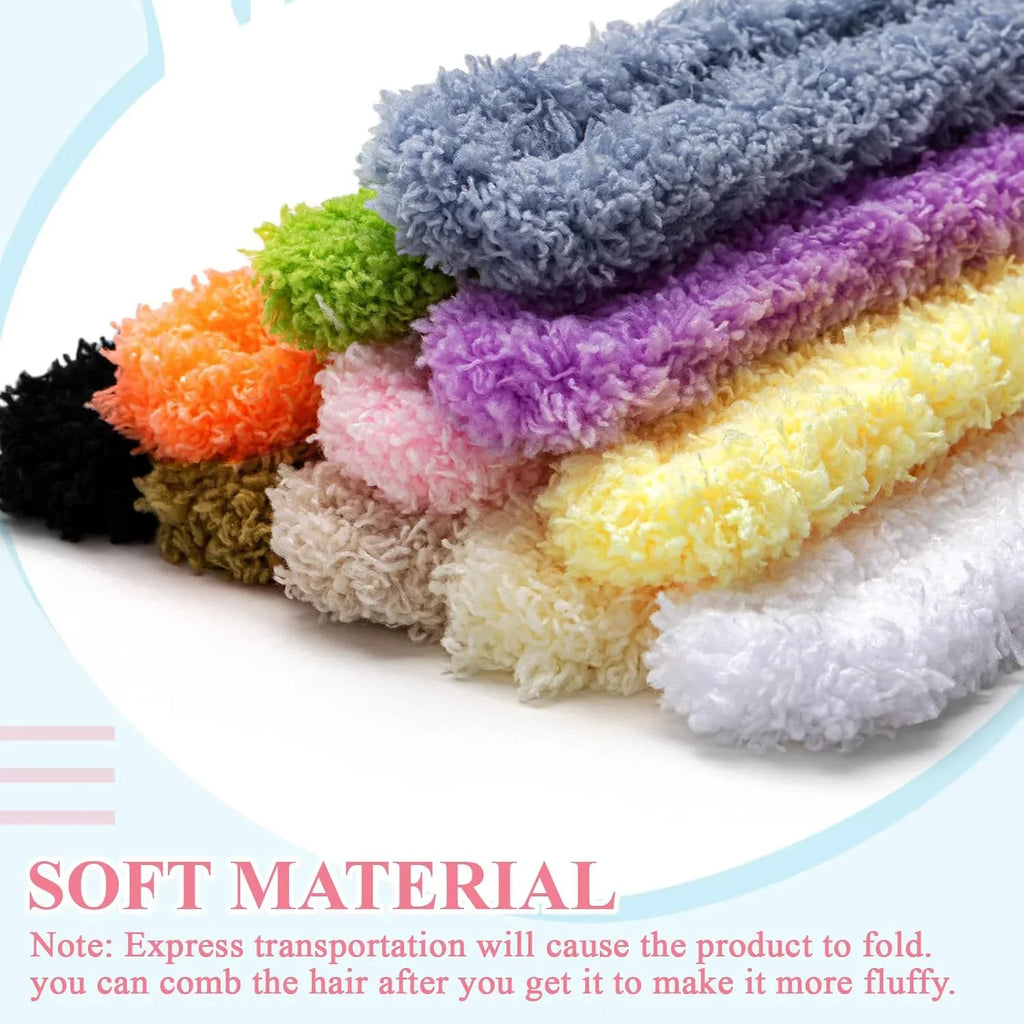 12 Pcs 39 Inches Jumbo Colorful Pipe Cleaners Bulk Coral Fleece