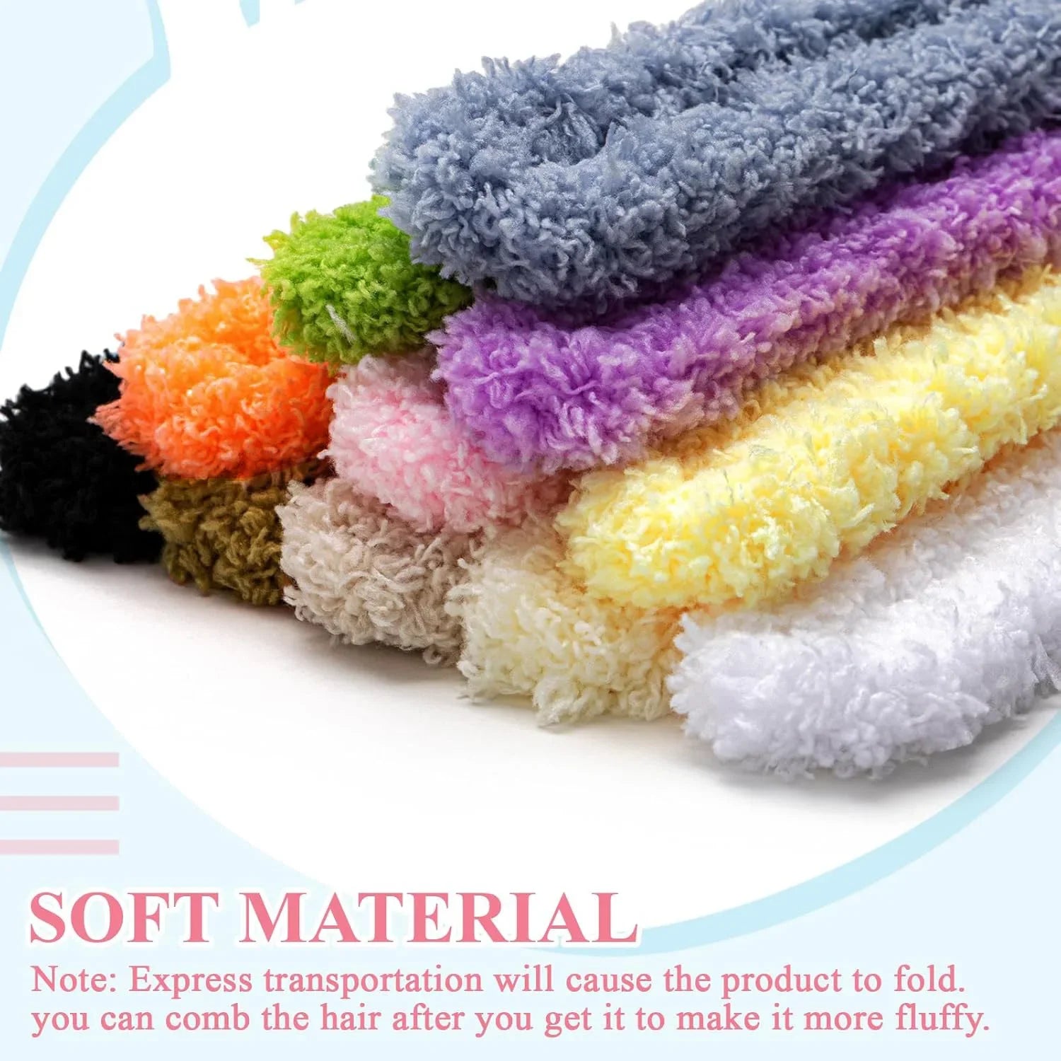 12 Pcs 39 Inches Jumbo Colorful Pipe Cleaners Bulk Coral Fleece