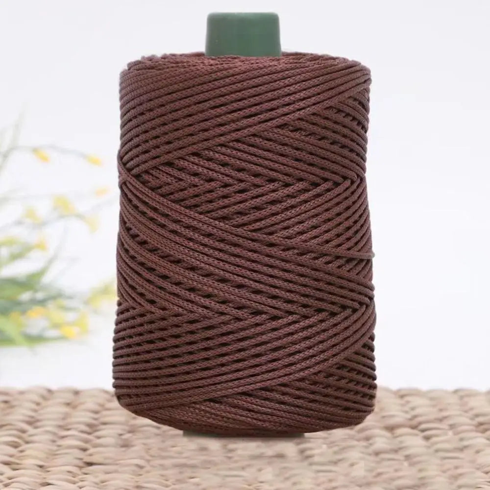 3mm Handmade Ice Rope Thread DIY Hook Cushion Beginners Crochet Yarn