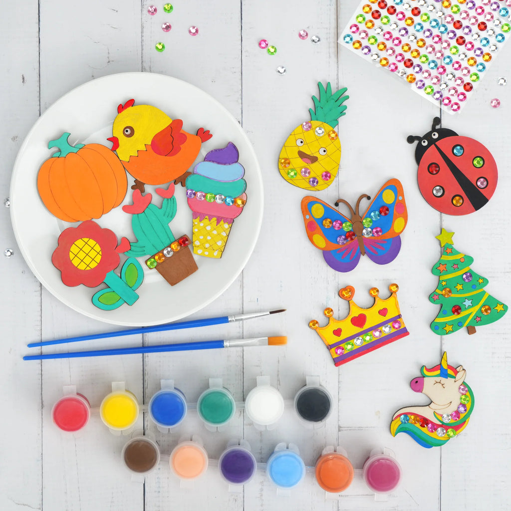 Birthday Giftss Wood Crafts Kit for Kids Glow in The Dark