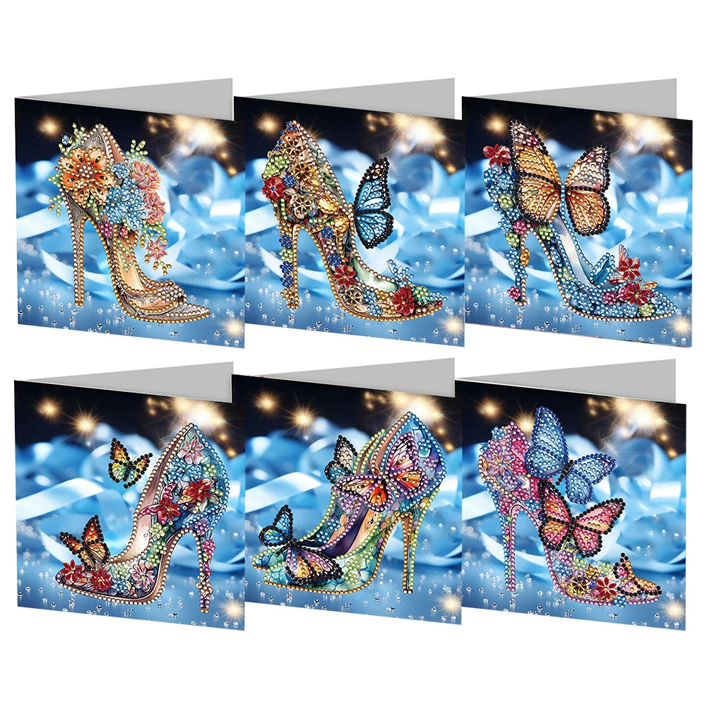 DIY Christmas Greeting Cards 12pc Diamond Painting Kits