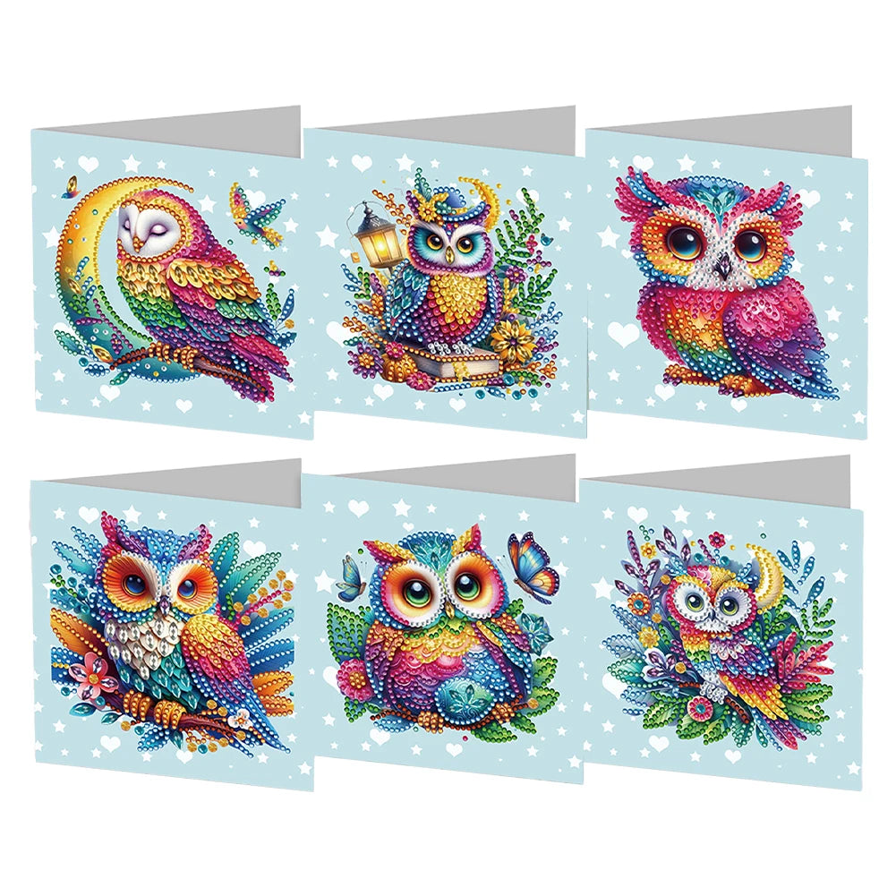DIY Christmas Greeting Cards 12pc Diamond Painting Kits