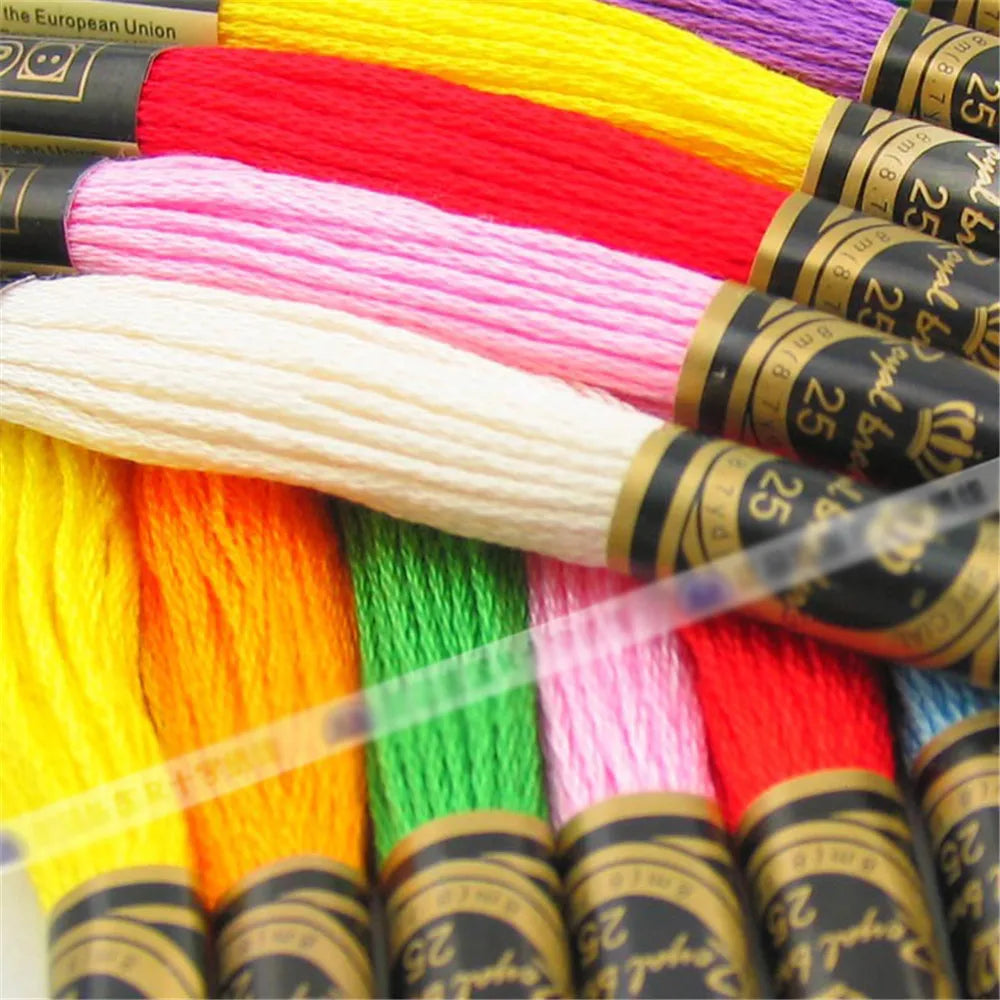 High Quality Cross stitch Floss Embroidery thread ,447 color