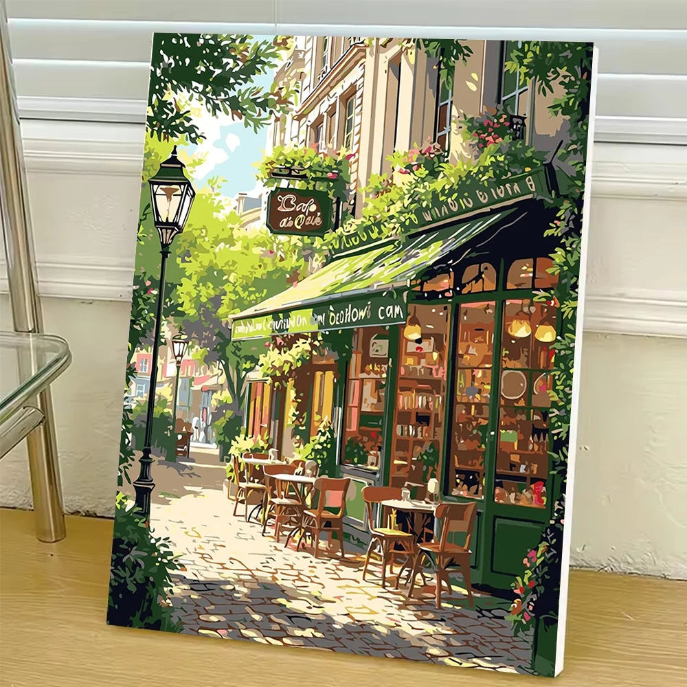 Diy Art Landscape Paint By Numbers For Adult