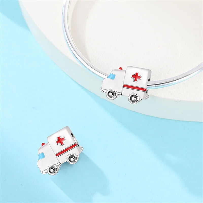 Original 925 Sterling Silver Charm Beads Medical Series