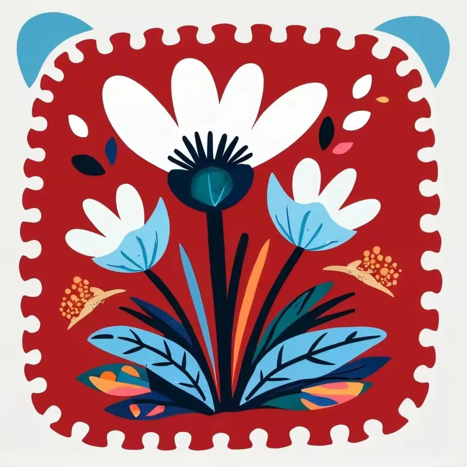 5D DIY Diamond Painting Cartoon Flowers Diamond Embroidery Handmade Wall Art Home Decor.