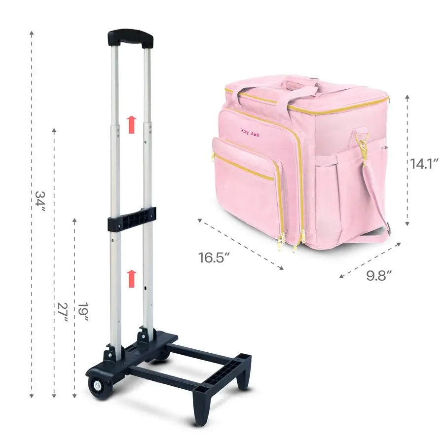 Craft Bag, Detachable Wheels, , Craft Storage Organizer, Sewing Machine Case