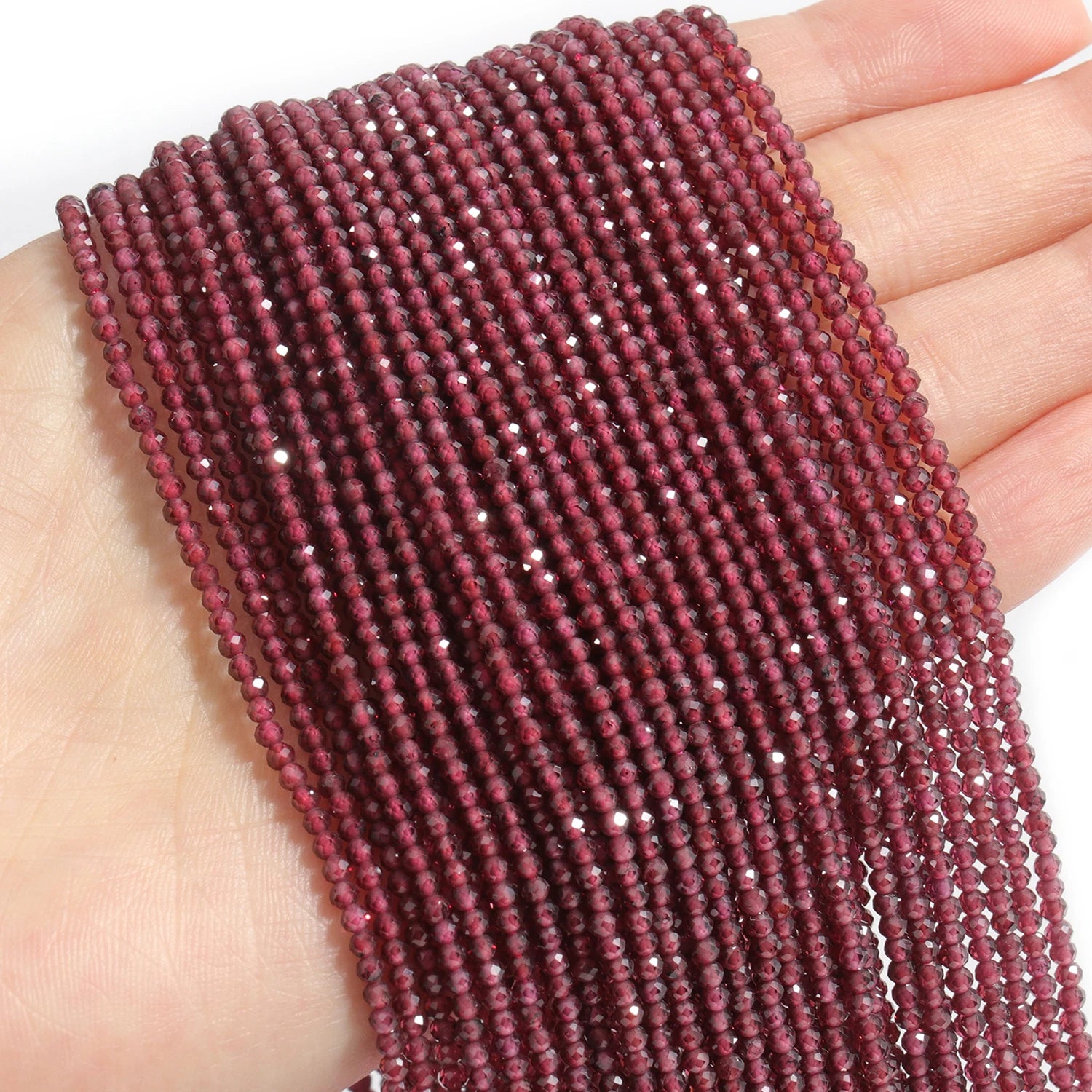 Faceted Natural Stone Beads Faceted Amazonite Aquamarine Opal Labradorite Loose Spacer Bead