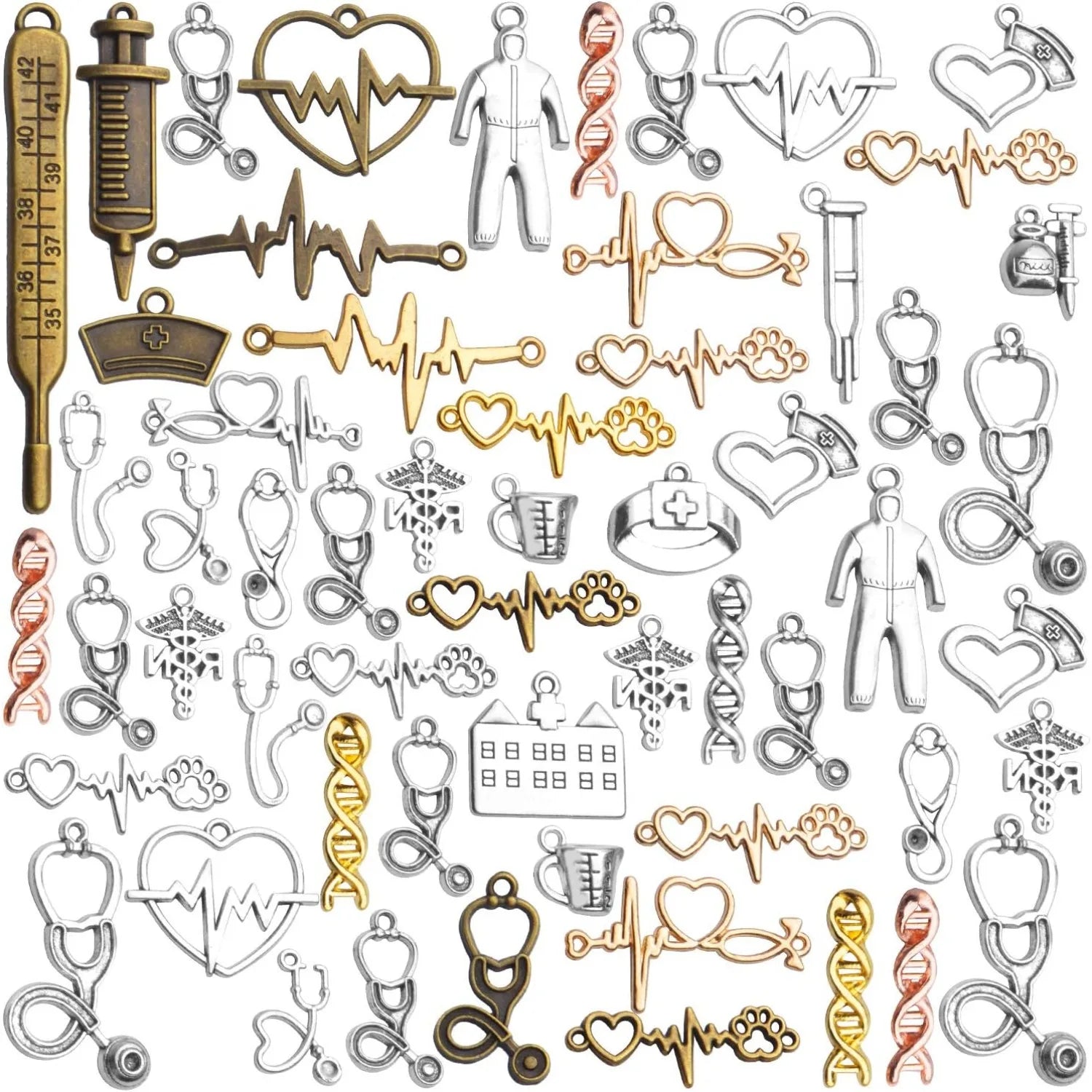 100g(about 40-70pcs) Medical Crafts Pendants
