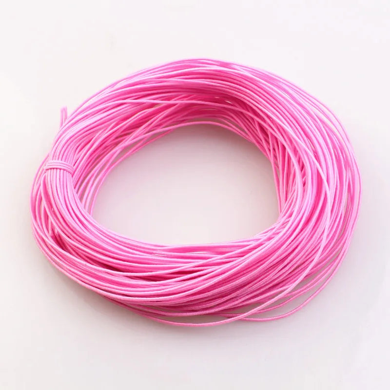 Braided Elastic Cord Beading Threads Stretch String  Crafting Cords